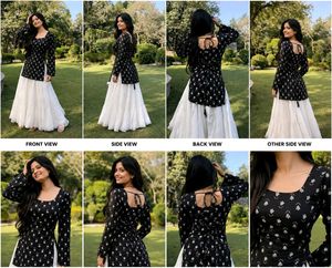 Chic Black kurti S