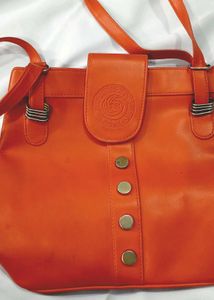 Orange Shoulder Bag