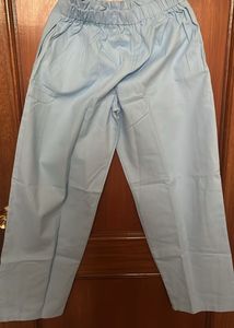 Chic Blue Wide-Leg Pants