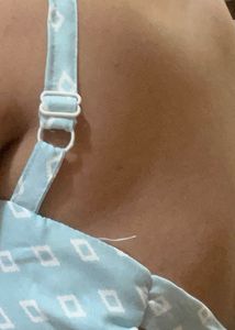 Cute Light Blue Patterned Sundress