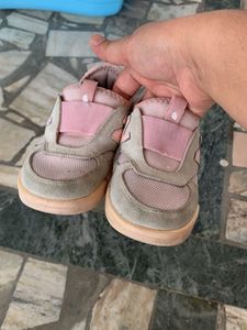 New Balance Kids Pink Slip-On Shoes