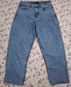 Crop denim jeans