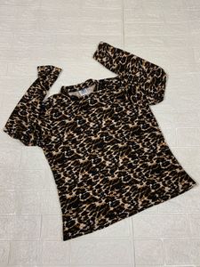 Women Tiger Print Top