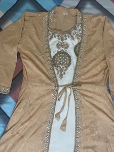 Shrug Gown Dress Pakistani Style