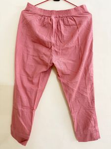 Cropped Chic Pink Palazzos
