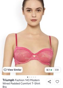 new triumph padded tshirt bra-34b