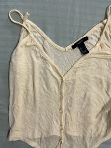 Yellow Button-Up Camisole