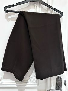 Dark brown trousers