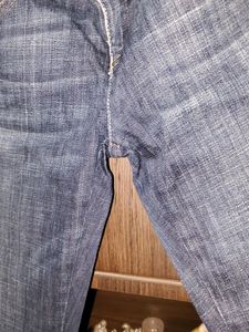 Armani Jeans Wide Leg, Dark Blue Color