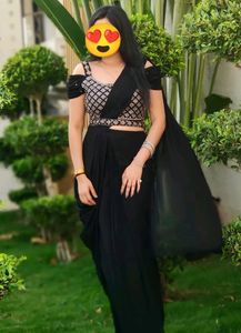 Indo - Western Heavy Saree