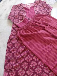 Maroon Ethnic Kurta Set