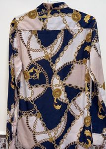 Satin Baroque print Shirt