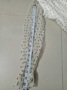 🌸 Zara Brand Polka Dot Net Crop Top🌸