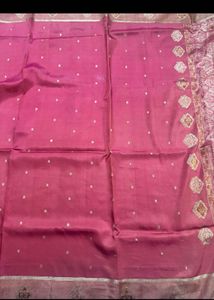 Elegant Silk Saree with Gold Weave