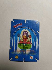 Cheetos Pokemon Jenga Card JYNX