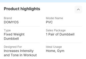 2kg dumbbells set of 2