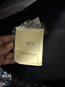 Sky Cashmere Black shawl Classic