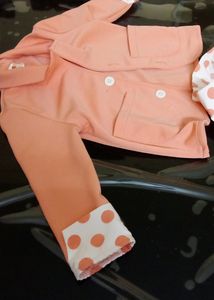Girls Frock With Over Coat