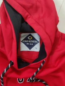 Men Red Hoodie