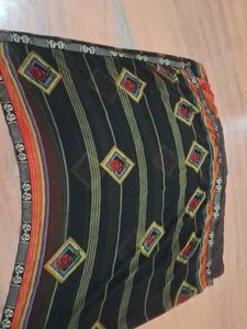 Elegant Floral Print Saree