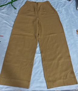 Stylish Wide-Leg Brown Pants