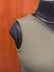 Olive Green Cutout Mini Dress