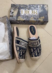 Dior Espadrille Mules size 38