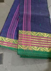 New Cotton Saree With Heavy Border