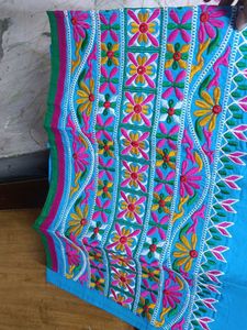 Embroidered Blue Kurta