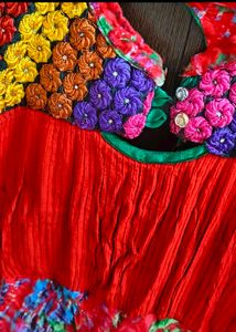 Red Full Long Frok