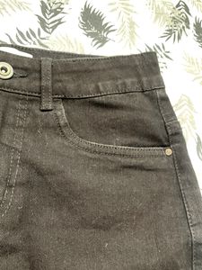 ONLY Women Black Denim Skirt