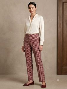 Chic Checked Pants