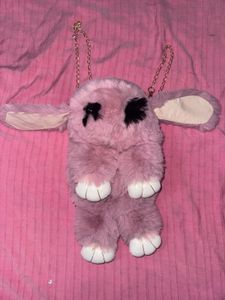 Unused Faux fur kids sling bag