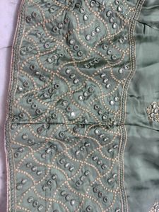 Beautiful Green Lehenga Choli with Dupatta