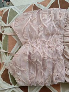 Pink Flowy Midi Dress