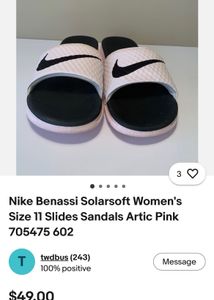 Nike x Barbie edition Pink Slides