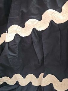 Black Tiered lace Maxi Skirt
