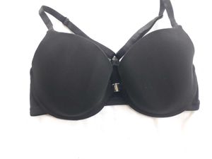Black Front Closure Bra