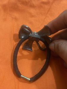 Sparkling Bow Hair Tie