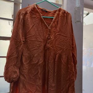 Boho Orange Kurta