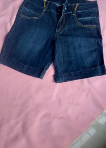 Blue Denim Shorts