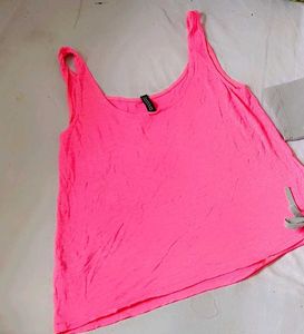 Pink Graphic Tank Top