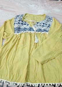 Boho Tunic Top with Tassels