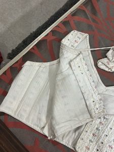 Embroidered Mirror Work Blouse