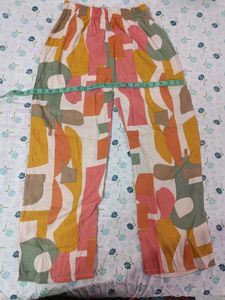 Vibrant Abstract Print Button-Up Shirt