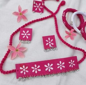Boho Pink Floral Set