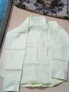 Men's Yellow Classic Button-Up Shirt