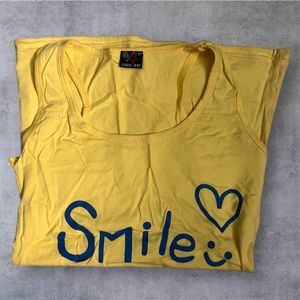 Yellow Smile Tank Top
