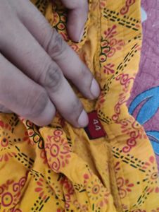 Yellow Printed salwar