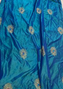 curtainblue set of 2(7ft) removing  soon